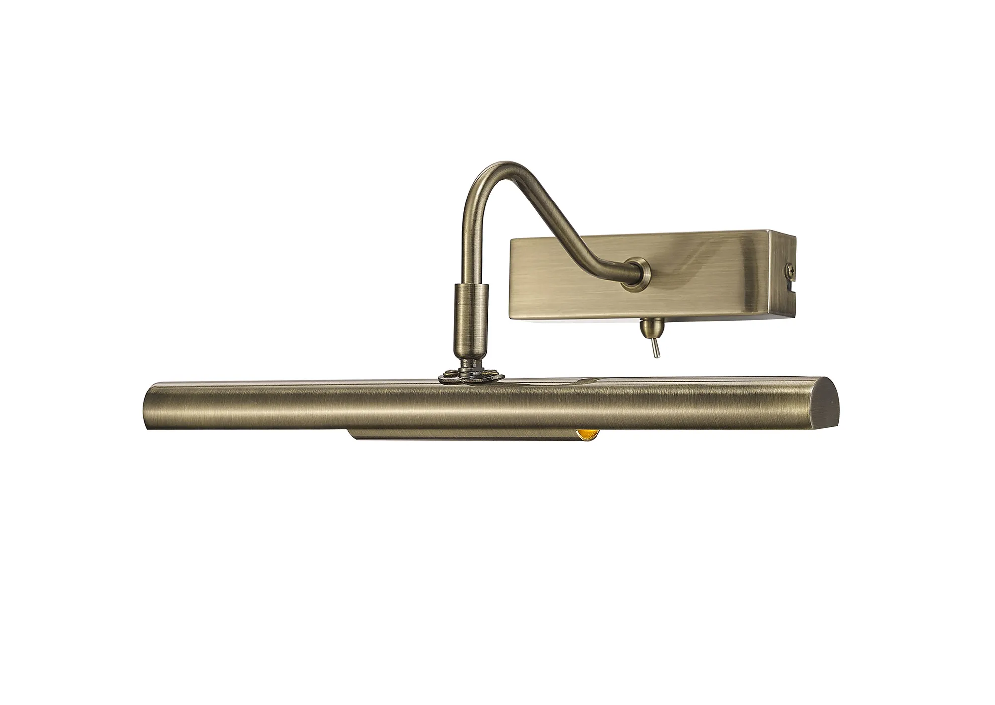 Abacus 8W Dimmable Wall/Picture Light Switched 6000K Antique Brass